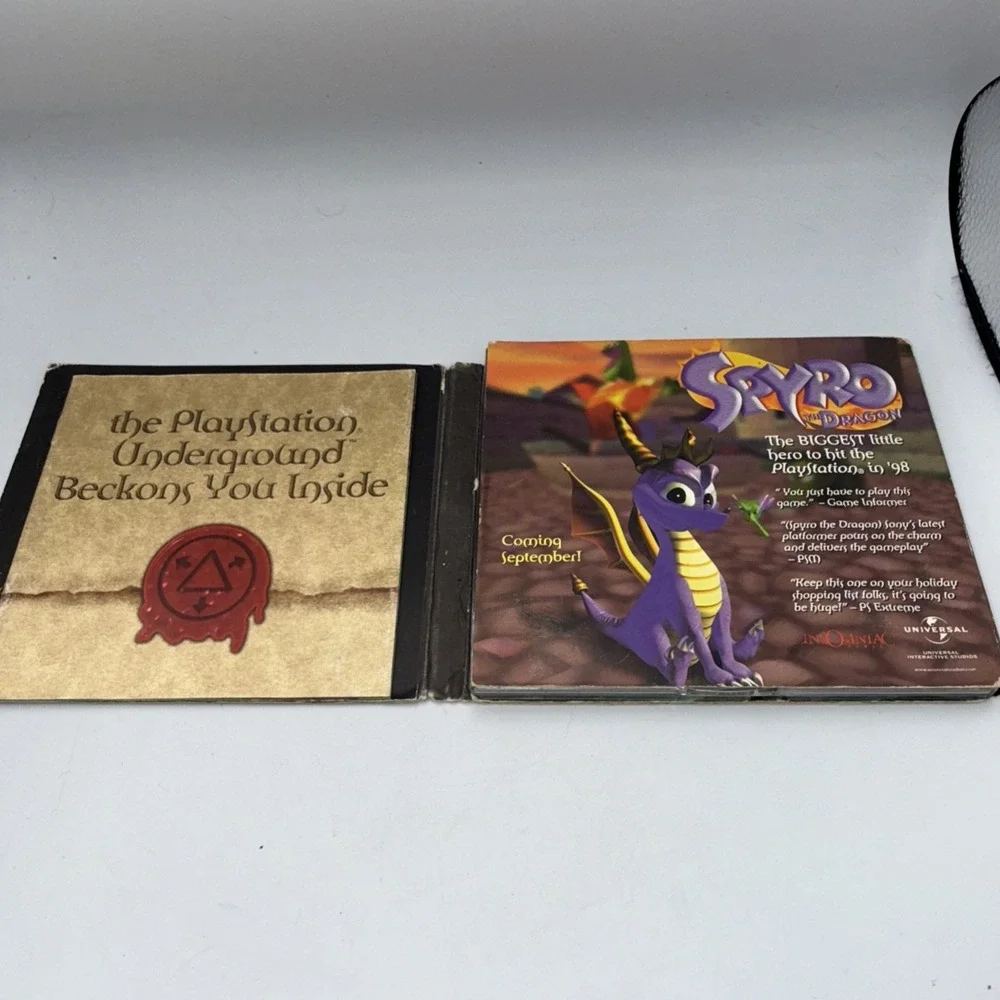 Sony PlayStation Underground Volume 2.3 PS1 Demo Discs MediEvil Trap Gunner RARE